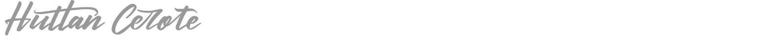 Huttan Cerote font preview